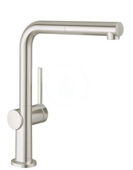 HANSGROHE HANSGROHE - M54 Drezová batéria Talis s výsuvnou koncovkou, sBox, vzhľad nerezový 72809800