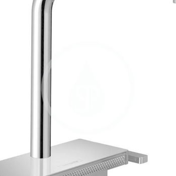 HANSGROHE HANSGROHE - M81 Drezová batéria Aquno Select s výsuvnou koncovkou a plochým sprchovým prúdom, sBox, chróm 73830000