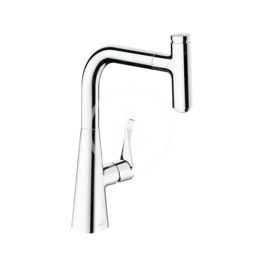 HANSGROHE HANSGROHE - Metris Select Drezová batéria s výsuvnou koncovkou, chróm 14857000