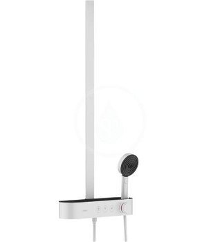 HANSGROHE HANSGROHE - Pulsify S Sprchový set s termostatom, priemer 26 cm, 3 prúdy, matná biela 24240700