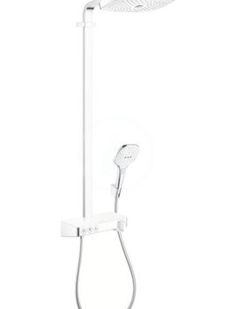 HANSGROHE HANSGROHE - Raindance Select E Sprchový set Showerpipe 300 s termostatom ShowerTablet Select, 3 prúdy, biela/chróm 27127400