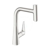 HANSGROHE HANSGROHE - Talis Select M51 Drezová batéria s výsuvnou koncovkou, vzhľad nerezový 72822800