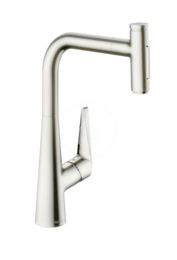 HANSGROHE HANSGROHE - Talis Select M51 Drezová batéria s výsuvnou spŕškou, vzhľad nerezový 72823800