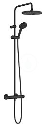 HANSGROHE HANSGROHE - Vernis Blend Sprchový set Showerpipe 240 s termostatom, 2 prúdy, EcoSmart, matná čierna 26428670
