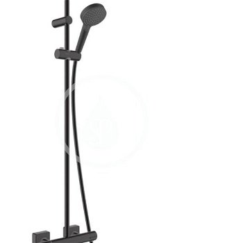 HANSGROHE HANSGROHE - Vernis Shape Sprchový set Showerpipe 230 s termostatom, EcoSmart, matná čierna 26097670