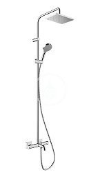 HANSGROHE HANSGROHE - Vernis Shape Sprchový set Showerpipe 230 s vaňovým termostatom, chróm 26284000