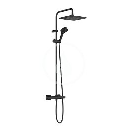 HANSGROHE HANSGROHE - Vernis Shape Sprchový set Showerpipe 240 s termostatom, 2 prúdy, EcoSmart, matná čierna 26429670