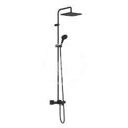 HANSGROHE HANSGROHE - Vernis Shape Sprchový set Showerpipe 240 s vaňovým termostatom, 2 prúdy, matná čierna 26900670