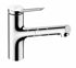 HANSGROHE HANSGROHE - Zesis M33 Drezová batéria 150, s výsuvnou spŕškou, EcoSmart, chróm 74810000