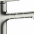 HANSGROHE HANSGROHE - Zesis M33 Drezová batéria 150, s výsuvnou spŕškou, sBox lite, 2 prúdy, vzhľad nerezový 74803800