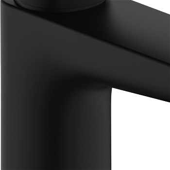 Hansgrohe Logis - Umývadlová batéria 100 s odtokovou súpravou s tiahlom, čierna matná 71100670