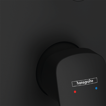 Hansgrohe Logis - Vaňová batéria pod omietku, čierna matná 71405670