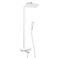 HANSGROHE - Raindance Select Termostatická vaňová batéria Showerpipe 360 s príslušenstvom, biela/chróm 27113400