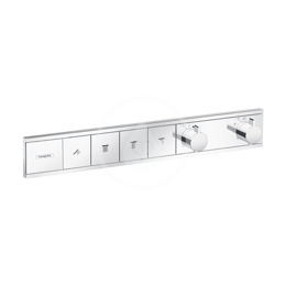 HANSGROHE - RainSelect Batéria pod omietku na 4 spotrebiče, chróm 15382000