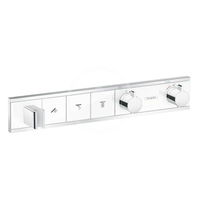 HANSGROHE - RainSelect Termostatická sprchová batéria pod omietku, na 3 výstupy, biela/chróm 15356400