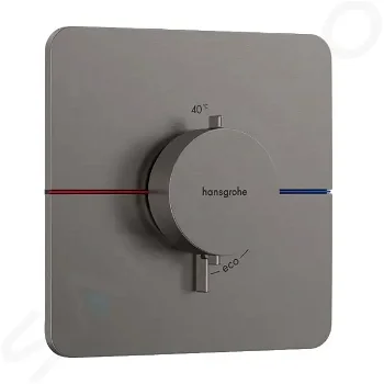 HANSGROHE - ShowerSelect Comfort Termostatická batéria pod omietku, kefovaný čierny chróm 15588340