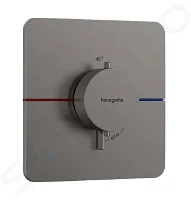 HANSGROHE - ShowerSelect Comfort Termostatická batéria pod omietku, kefovaný čierny chróm 15588340