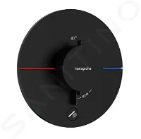 HANSGROHE - ShowerSelect Comfort Termostatická batéria pod omietku, matná čierna 15562670
