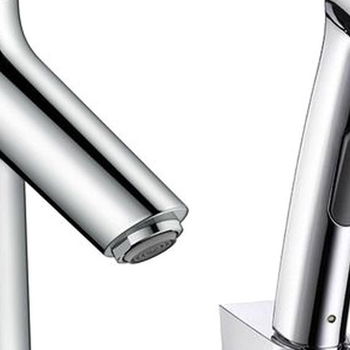 Hansgrohe Talis S - Páková umývadlová batéria s ručnou sprchou Bidette a sprchovou hadicou 160 cm, chróm 72290000