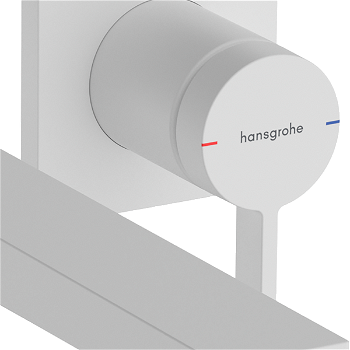 Hansgrohe Tecturis E - Páková umývadlová batéria EcoSmart+ pod omietku s výtokom 225 mm, biela matná 73051700