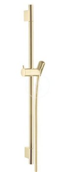 HANSGROHE - Unica'S Sprchová tyč 650 mm so sprchovou hadicou, leštený vzhľad zlata 28632990