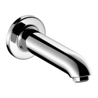 Hansgrohe - Vaňový výtok 147 mm, chróm 13414000