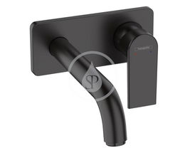 HANSGROHE - Vernis Shape Umývadlová batéria pod omietku, EcoSmart, matná čierna 71578670