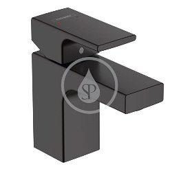HANSGROHE - Vernis Shape Umývadlová batéria s výpusťou, EcoSmart, matná čierna 71560670