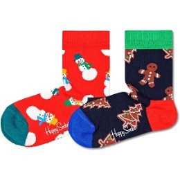 HAPPY SOCKS HOLIDAY GIFT SET 2P Detské  ponožky, mix, veľkosť
