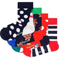 HAPPY SOCKS HOLIDAY GIFT SET 4P Detské  ponožky, mix, veľkosť