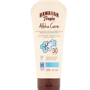 Hawaiian Tropic Opaľovacie mlieko zmatňujúci SPF 30 Aloha Care ( Protective Sun Lotion Mattifies Skin) 180 ml