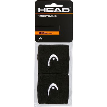 Head WRISTBAND 2,5 Potníky na zápästie, čierna, veľkosť