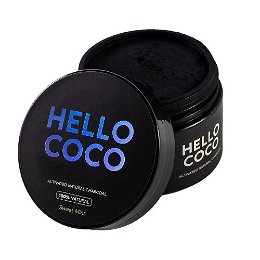Hello Coco Aktívne uhlie na bielenie zubov Sweet Mint (Activated Natura l Charcoal ) 30 g