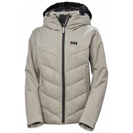 Helly Hansen BELLISSIMO Dámska lyžiarska bunda, sivá, veľkosť