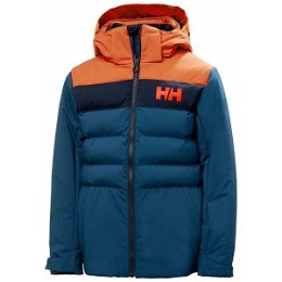 Helly Hansen JR CYCLONE JACKET Chlapčenská  lyžiarska bunda, modrá, veľkosť