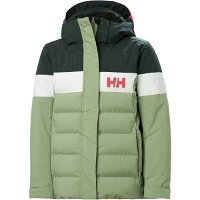 Helly Hansen JR DIAMOND JACKET Dievčenská lyžiarska bunda, zelená, veľkosť