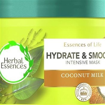 Herbal Essence Hydratačné a vyhladzujúci maska pre suché vlasy Coconut milk (Intenstive Mask) 450 ml