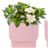 Hlinené kvetináče, set 2 ks, ružová, ABRIO