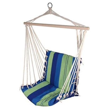 Hojdací sieť k sedenie Cattara Hammock Chair modro-zelená