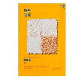 Holika Holika Plátýnková maska s ryžou pre rozjasnenie a vitalitu pleti Rice ( Pure Essence Mask Sheet) 20 ml