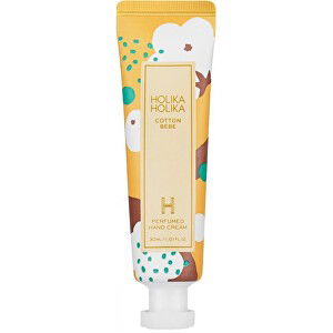 Holika Holika Vyživujúci a hydratačný krém na ruky Cotton Bebe (Perfumed Hand Cream) 30 ml