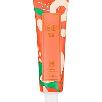 Holika Holika Vyživujúci a hydratačný krém na ruky Peach Date (Perfumed Hand Cream) 30 ml