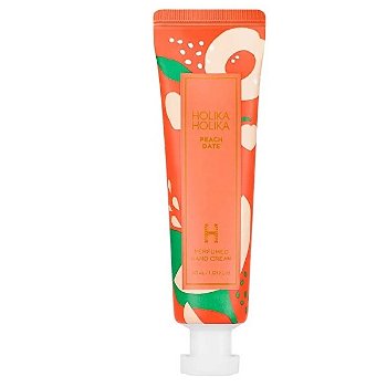 Holika Holika Vyživujúci a hydratačný krém na ruky Peach Date (Perfumed Hand Cream) 30 ml