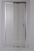 HOPA - 3-dielne sprchové dvere do niky MELIDE - FARBA rámu - Chróm / Leštený hliník (ALU), Rozmer A - 90, Smer zatvárania - Univerzálne Ľavé / Pravé, Výplň - Číre bezpečnostné sklo - 5 mm OLBMELID90CC