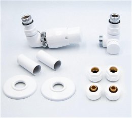 HOPA - CLASSIC-SET, rohový ventil (Z2) - Farba - Biela, Variant - Ľavá RDCLASSICSETLW