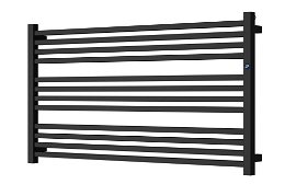 HOPA - Kúpeľňový radiátor STICK LEVEL - Farba radiátora - C31 čierna matná, Rozmer radiátora - 1200 × 555 mm, výkon 649 W, Typ pripojenia - Klasické (spodné) RADSTIL126031