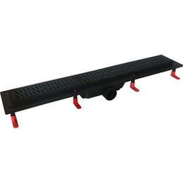 HOPA - Odtokový žlab STANDARDline BLACK - Rozměr A - 100 cm, Varianta roštu - Harmony OLPZLABST99BH