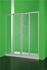 HOPA - Sprchové dvere MAESTRO CENTRALE - Farba rámu zásteny - Plast biely, Rozmer A - 140, Smer zatváranie - Univerzálny Ľavé / Pravé, Výplň - Polystyrol 2,2 mm (acrilico), Výška - 185 BSMAC14P