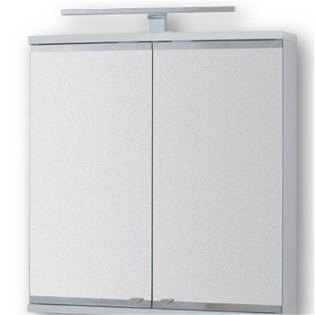 HOPA - Vrchný zrkadlová skrinka ARLES s LED osvetlením - Rozmery skriniek - 60 × 64 × 15 cm OLNARL60