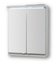 HOPA - Vrchný zrkadlová skrinka NICE s LED osvetlením - Rozmery skriniek - 60 × 64 × 15 cm OLNNIC60